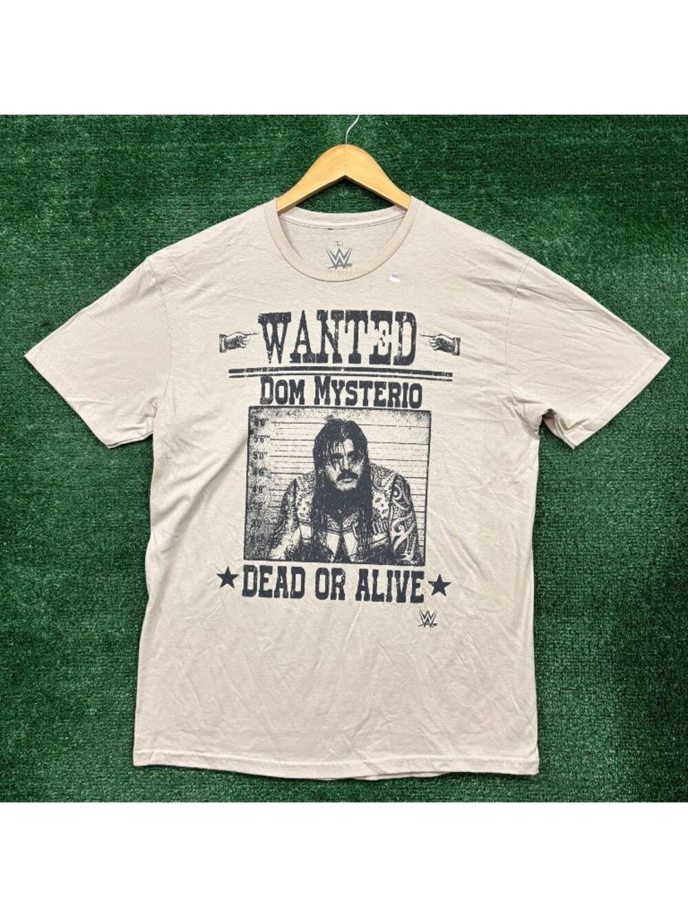 WWE Legends Dom Mysterio Wanted Dead or Alive T-Shirt Size Large